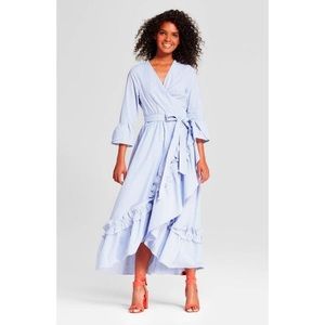 Who what wear wrap maxi dress